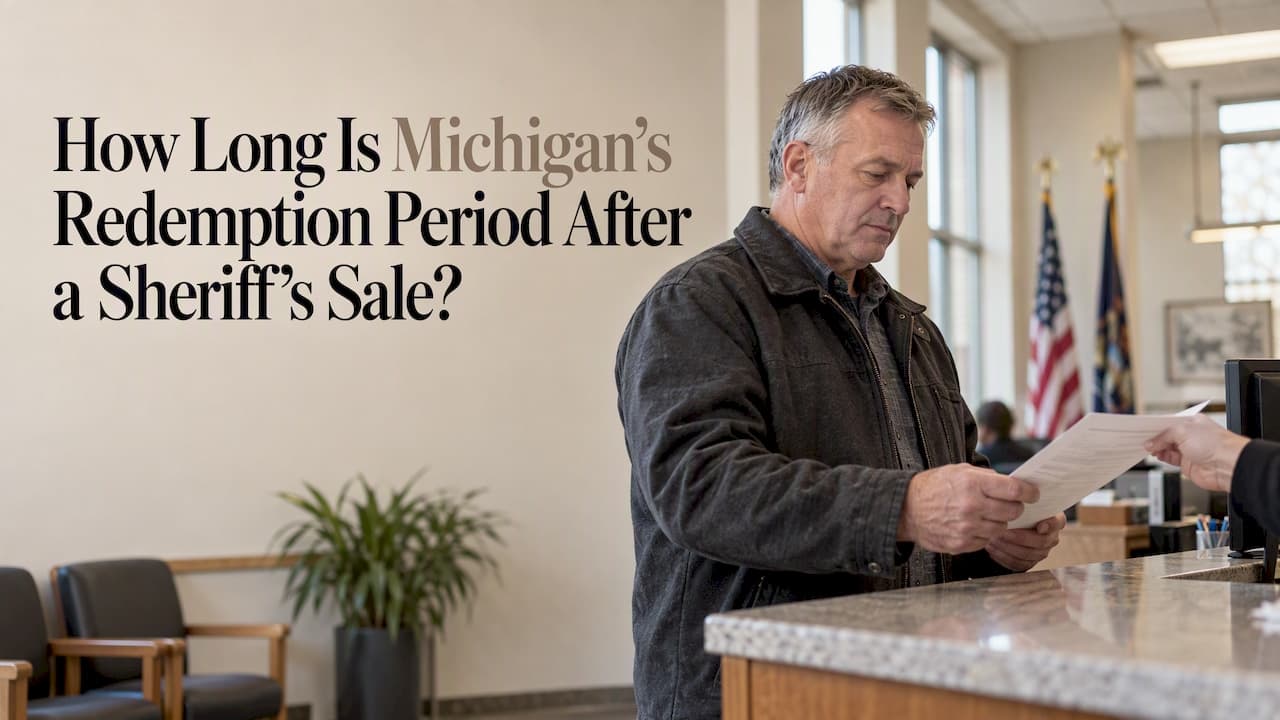 Redemption Period in Michigan: How Long You Have After a Sheriff's Sale